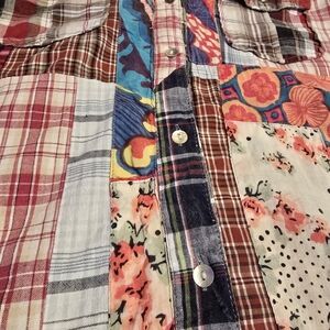 Sundance Patchwork Chambray Shirt